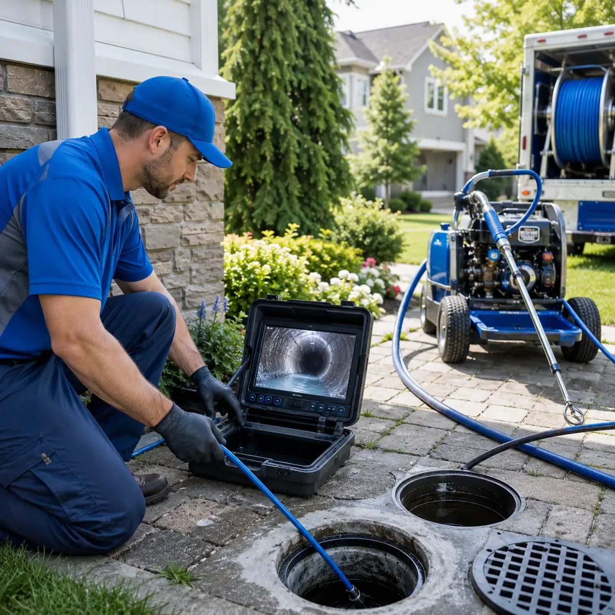 Outdoor drain cleaning professionals serving New Johnsonville, TN